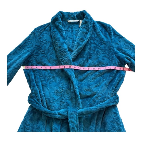Vintage By Jasmine Rose Velour Robe - Size Medium - Picture 6 of 8